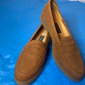 Rockport leather upper loafers. Size 7.5 brown